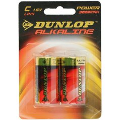 DUNLOP ALKALICKÉ BATERIE LR14 1,5V SADA 2KS