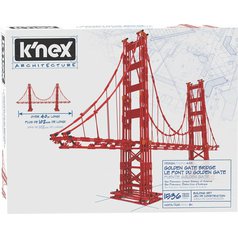 KNEX ARCHITECTURE GOLDEN GATE BRIDGE KIT 1536 PARTS