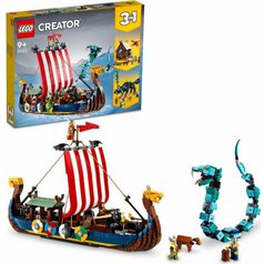 LEGO® 31132 CREATOR VIKINGSKÁ LOĎ A MORSKÝ HAD