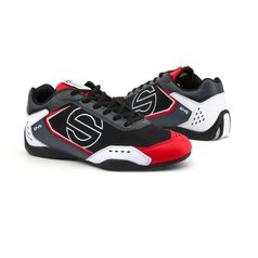 SPARCO SP-F5 BLACK WHITE RED PÁNSKÉ SPORTOVNÍ BOTY