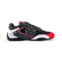 SPARCO SP-F5 BLACK WHITE RED PÁNSKÉ SPORTOVNÍ BOTY